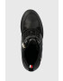 Tommy Hilfiger Боти Wedge Sneaker Boot в черно със скосена платформа - Pepit.bg