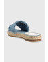 Tommy Hilfiger Чехли DENIM FLAT SANDAL в синьо FW0FW07095 - Pepit.bg