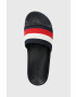 Tommy Hilfiger Чехли FM0FM04348 HILFIGER CORPORATE POOL SLIDE в тъмносиньо - Pepit.bg