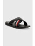 Tommy Hilfiger Чехли HILFIGER CRISS CROSS SANDAL в черно FM0FM04457 - Pepit.bg