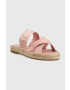 Tommy Hilfiger Чехли SEASONAL WEBBING SANDAL в розово FW0FW07181 - Pepit.bg