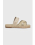 Tommy Hilfiger Чехли SEASONAL WEBBING SANDAL в бежово FW0FW07181 - Pepit.bg