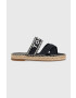 Tommy Hilfiger Чехли SEASONAL WEBBING SANDAL в тъмносиньо FW0FW07181 - Pepit.bg