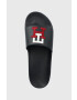 Tommy Hilfiger Чехли TH RAISED EMBROIDERY POOL SLIDE в тъмносиньо - Pepit.bg