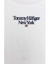 Tommy Hilfiger Детска памучна тениска в бяло - Pepit.bg