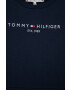 Tommy Hilfiger Детска рокля в тъмносиньо къс модел разкроен модел - Pepit.bg
