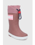 Tommy Hilfiger Детски гумени ботуши в розово - Pepit.bg