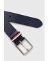 Tommy Hilfiger Детски кожен колан в тъмносиньо - Pepit.bg