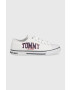 Tommy Hilfiger Детски ниски кецове в бяло - Pepit.bg