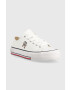 Tommy Hilfiger Детски ниски кецове в бяло - Pepit.bg