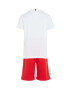 Tommy Hilfiger Детски памучен комплект в червено - Pepit.bg
