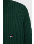 Tommy Hilfiger Детски пуловер в зелено от лека материя - Pepit.bg
