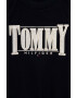 Tommy Hilfiger Детски суичър в тъмносиньо с апликация - Pepit.bg