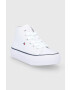Tommy Hilfiger Детски високи кецове в бяло - Pepit.bg