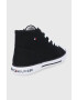 Tommy Hilfiger Детски високи кецове в черно - Pepit.bg