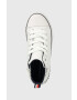 Tommy Hilfiger Детски високи кецове в бяло - Pepit.bg