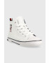 Tommy Hilfiger Детски високи кецове в бяло - Pepit.bg