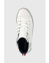Tommy Hilfiger Детски високи кецове в бяло - Pepit.bg