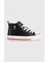 Tommy Hilfiger Детски високи кецове в черно - Pepit.bg