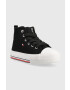 Tommy Hilfiger Детски високи кецове в черно - Pepit.bg