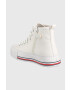 Tommy Hilfiger Детски високи кецове в бяло - Pepit.bg