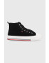 Tommy Hilfiger Детски високи кецове в черно - Pepit.bg