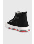 Tommy Hilfiger Детски високи кецове в черно - Pepit.bg