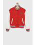 Tommy Hilfiger Детско яке бомбър в червено - Pepit.bg