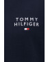 Tommy Hilfiger Домашен суичър в тъмносиньо с десен - Pepit.bg