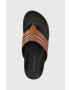 Tommy Hilfiger Джапанки HILFIGER LEATHER TOE POST SANDAL в кафяво FM0FM04460 - Pepit.bg