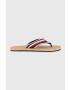 Tommy Hilfiger Джапанки HILFIHER CORK BEACH SANDAL в тъмносиньо FM0FM04475 - Pepit.bg