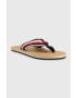 Tommy Hilfiger Джапанки HILFIHER CORK BEACH SANDAL в тъмносиньо FM0FM04475 - Pepit.bg