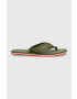Tommy Hilfiger Джапанки PATCH HILFIGER BEACH SANDAL в зелено FM0FM04470 - Pepit.bg