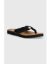 Tommy Hilfiger Джапанки TH ELEVATED BEACH SANDAL в черно с равна подметка FW0FW06985 - Pepit.bg