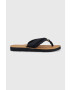 Tommy Hilfiger Джапанки TH ELEVATED BEACH SANDAL в тъмносиньо с равна подметка FW0FW06985 - Pepit.bg