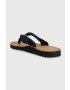 Tommy Hilfiger Джапанки TH ELEVATED BEACH SANDAL в тъмносиньо с равна подметка FW0FW06985 - Pepit.bg