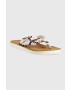 Tommy Hilfiger Джапанки TH ELEVATED BEACH SANDAL PRINT в бяло с равна подметка FW0FW07164 - Pepit.bg