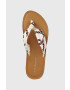 Tommy Hilfiger Джапанки TH ELEVATED BEACH SANDAL PRINT в бяло с равна подметка FW0FW07164 - Pepit.bg