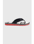 Tommy Hilfiger Джапанки TH MONOGRAM ESSENTIAL SANDAL в тъмносиньо с равна подметка FW0FW07162 - Pepit.bg