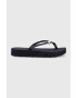 Tommy Hilfiger Джапанки TH MONOGRAM FLAT SANDAL в бежово с платформа FW0FW06964 - Pepit.bg