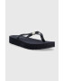 Tommy Hilfiger Джапанки TH MONOGRAM FLAT SANDAL в бежово с платформа FW0FW06964 - Pepit.bg