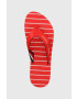 Tommy Hilfiger Джапанки TOMMY ESSENTIAL ROPE SANDAL в червено с равна подметка FW0FW07142 - Pepit.bg