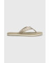 Tommy Hilfiger Джапанки TOMMY WEBBING SANDAL в бежово с равна подметка FW0FW07143 - Pepit.bg