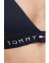 Tommy Hilfiger Горнище на бански в тъмносиньо с леко подплатена чашка - Pepit.bg