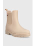 Tommy Hilfiger Гумени ботуши Fw0fw06897 Matt Ankle Rainboot With Elastic в бежово - Pepit.bg