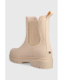 Tommy Hilfiger Гумени ботуши Fw0fw06897 Matt Ankle Rainboot With Elastic в бежово - Pepit.bg