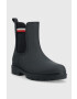 Tommy Hilfiger Гумени ботуши Rain Boot Ankle Elastic в тъмносиньо - Pepit.bg