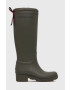 Tommy Hilfiger Гумени ботуши Th Overknee Rainboot в зелено - Pepit.bg