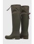 Tommy Hilfiger Гумени ботуши Th Overknee Rainboot в зелено - Pepit.bg