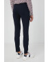 Tommy Hilfiger Клин Audrey дамски в тъмносиньо с изчистен дизайн - Pepit.bg